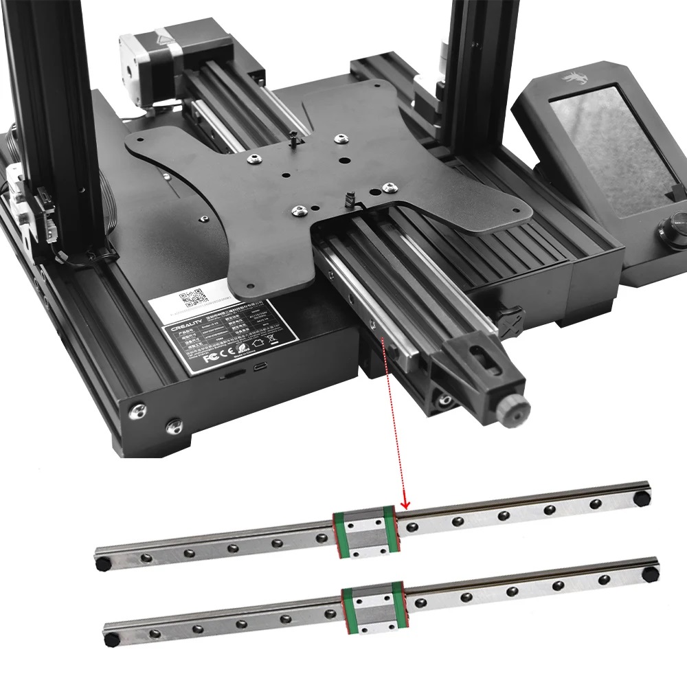 Linear Rail Mgn12H Set - Zestaw podwójnych liniowych szyn osi Y