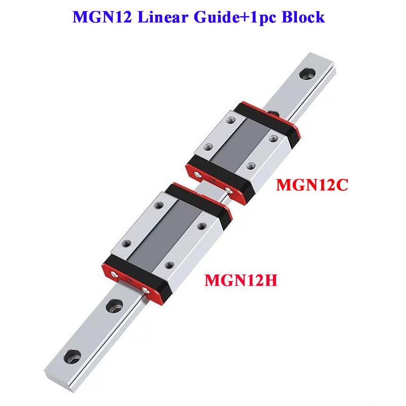 Linear Rail Mgn12H Set - Prowadnica liniowa 12mm MGN12 Miniaturowa szyna