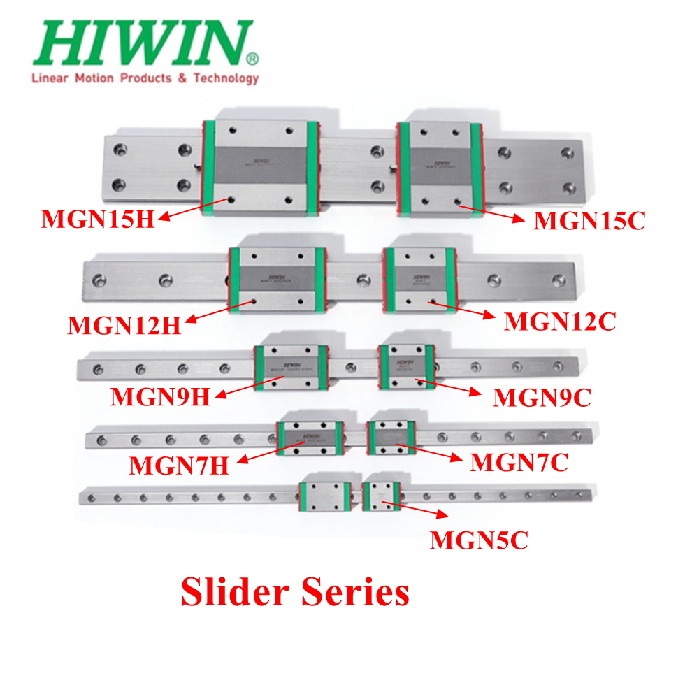 Linear Rail Mgn12H Set - Oryginalny miniaturowy blok ślizgowy prowadnicy liniowej