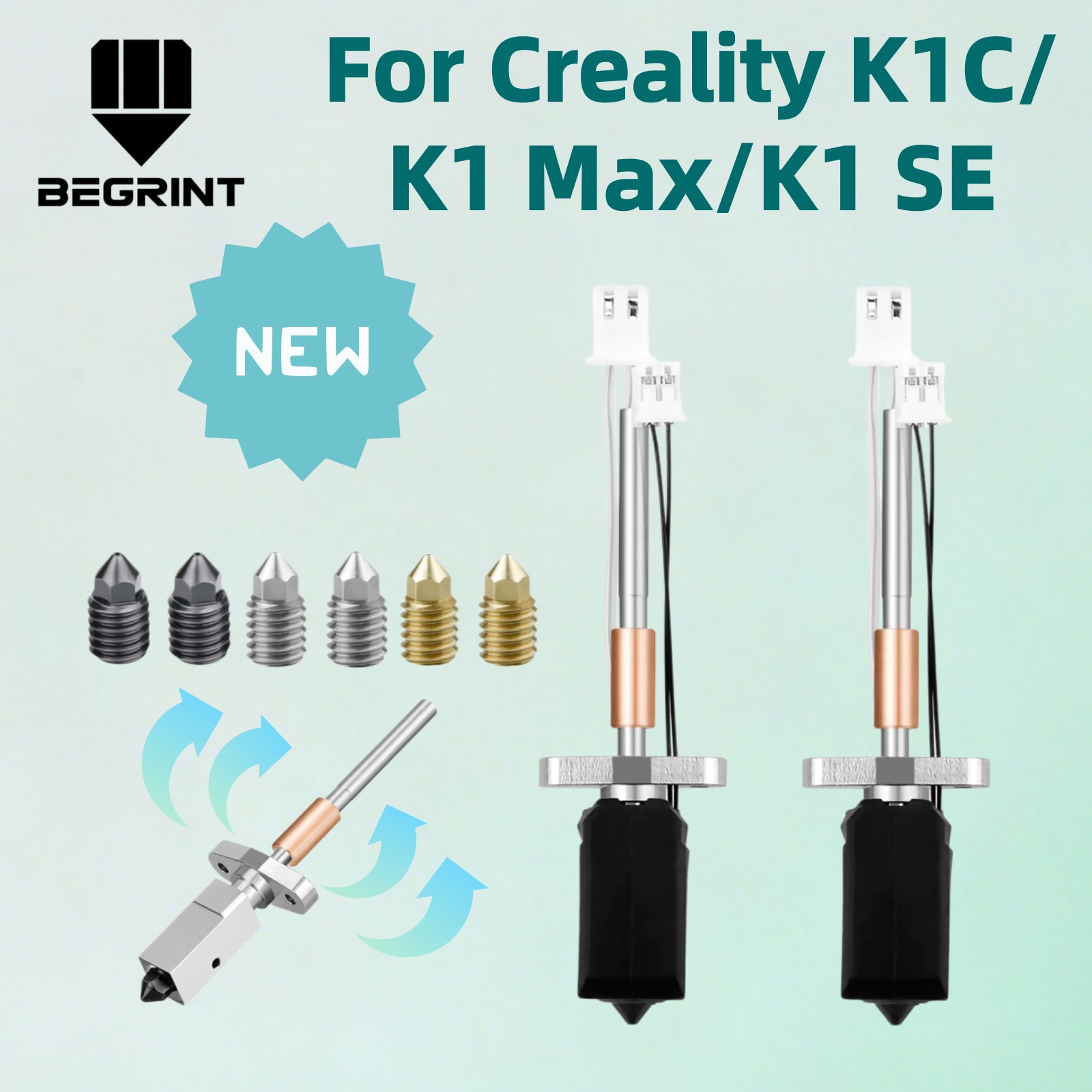 High Flow Ceramic Hotend - Najnowszy zestaw ceramicznego bloku grzewczego do
