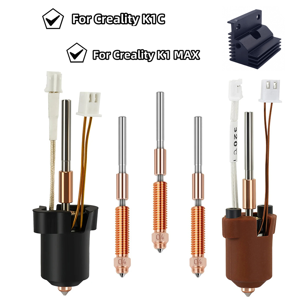 Zestaw Hotendu Creality K1/K1C – High Flow Ceramic Hotend recenzja i cena