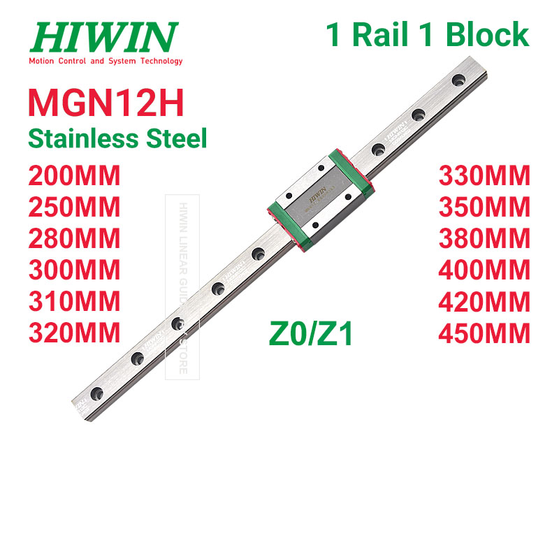 HIWIN MGN12H Z1 Z0 HIWIN MGN12 – Linear Rail Mgn12H Set recenzja i cena