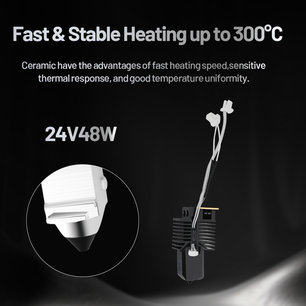 Hotend do Snapmaker U1 24V 48W – High Flow Ceramic Hotend recenzja i cena