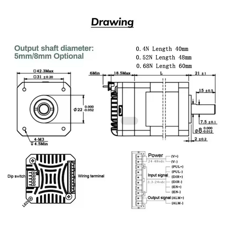 Silnik krokowy Nema17 z zamkni – Closed Loop Stepper Motor Nema 17 recenzja i cena