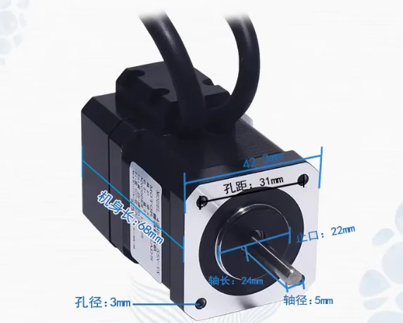 Nema17 42 Hybrydowy silnik kro – Closed Loop Stepper Motor Nema 17 recenzja i cena