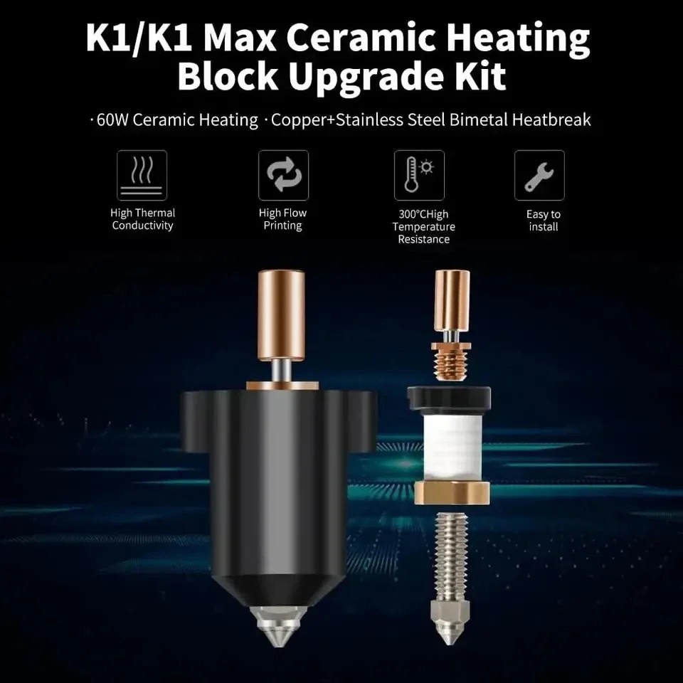 Zestaw ceramicznych bloków grz – High Flow Ceramic Hotend recenzja i cena
