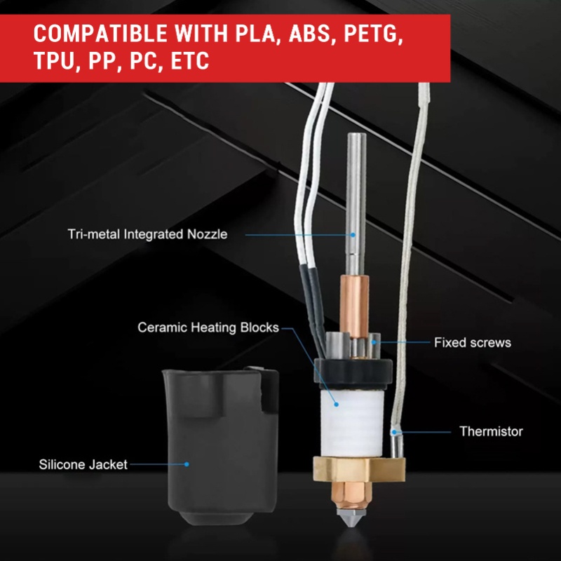 Ceramiczny Hotend Kit Wysokopr – High Flow Ceramic Hotend recenzja i cena